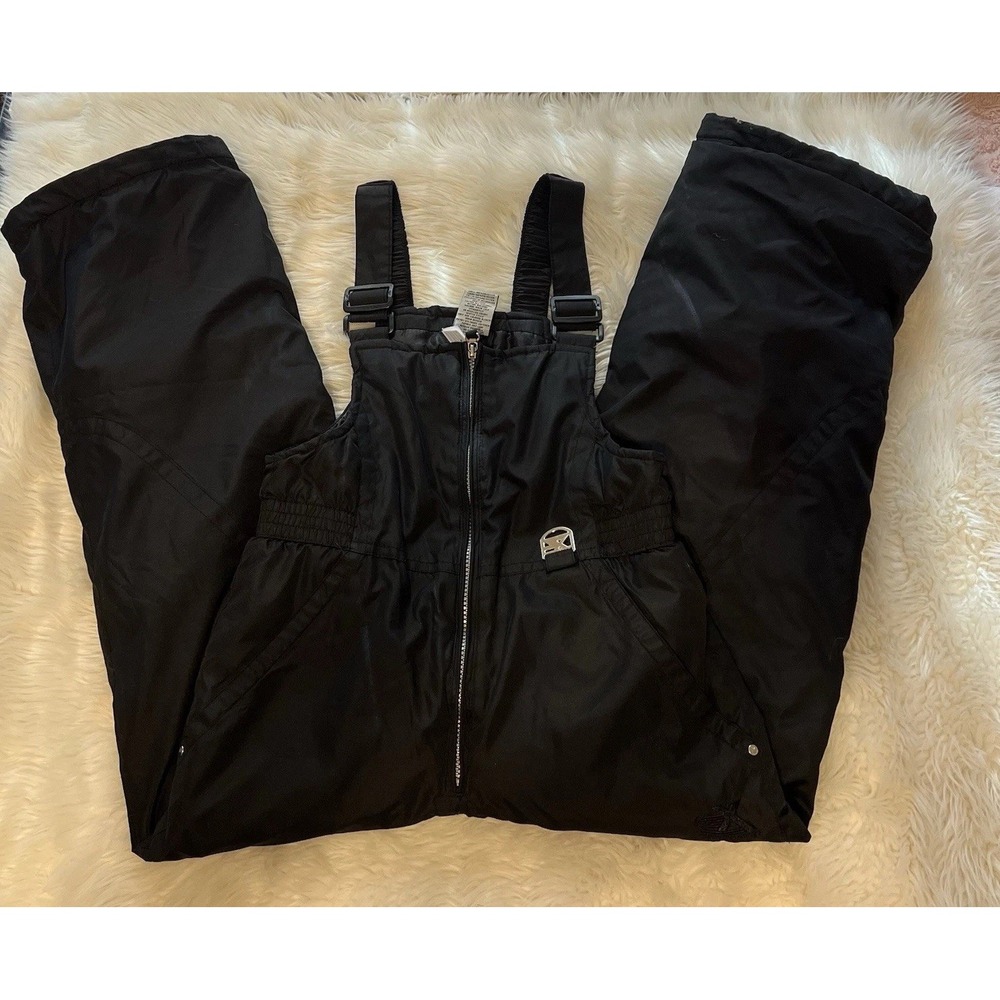 ZeroXposur Black Snow‎ Ski Bib Snow Pants Youth 10-12 Unisex Snowboarding